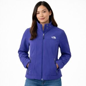 The North Face Calentito Jacket Womens Medium Purple Softshell Zip Gorpcore